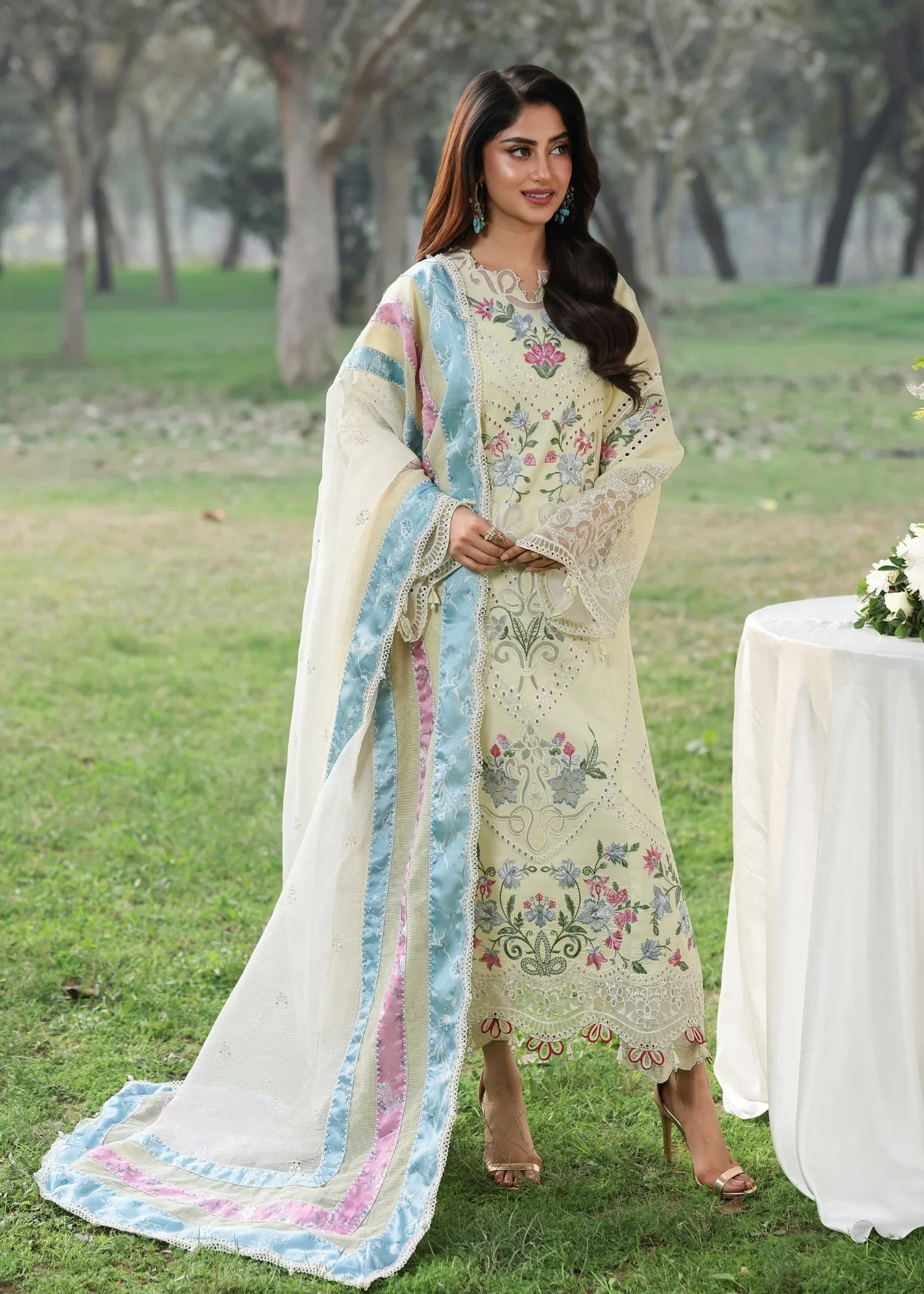 Sardinia Tales Of Petals Luxury Lawn '26-DAISY DREAM