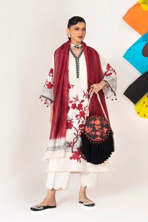 Sana Safinaz Mahay Lawn '26-H261-001B-3DG