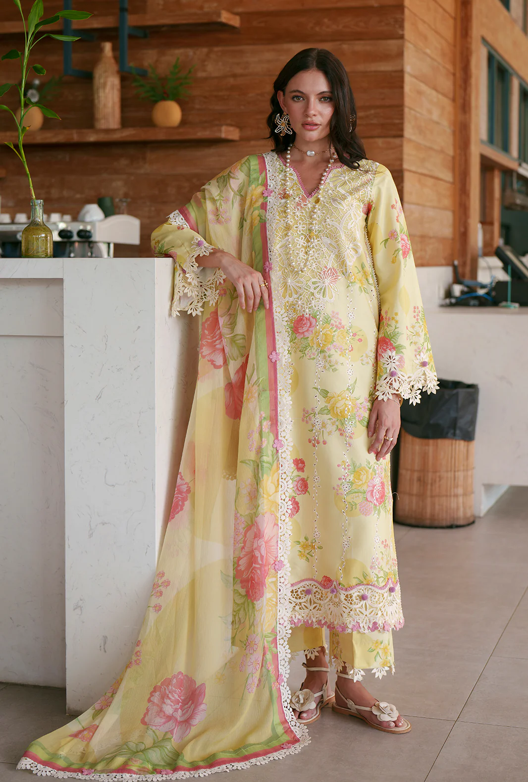 AJR Couture Chikankari Prints Lawn '26-Feya