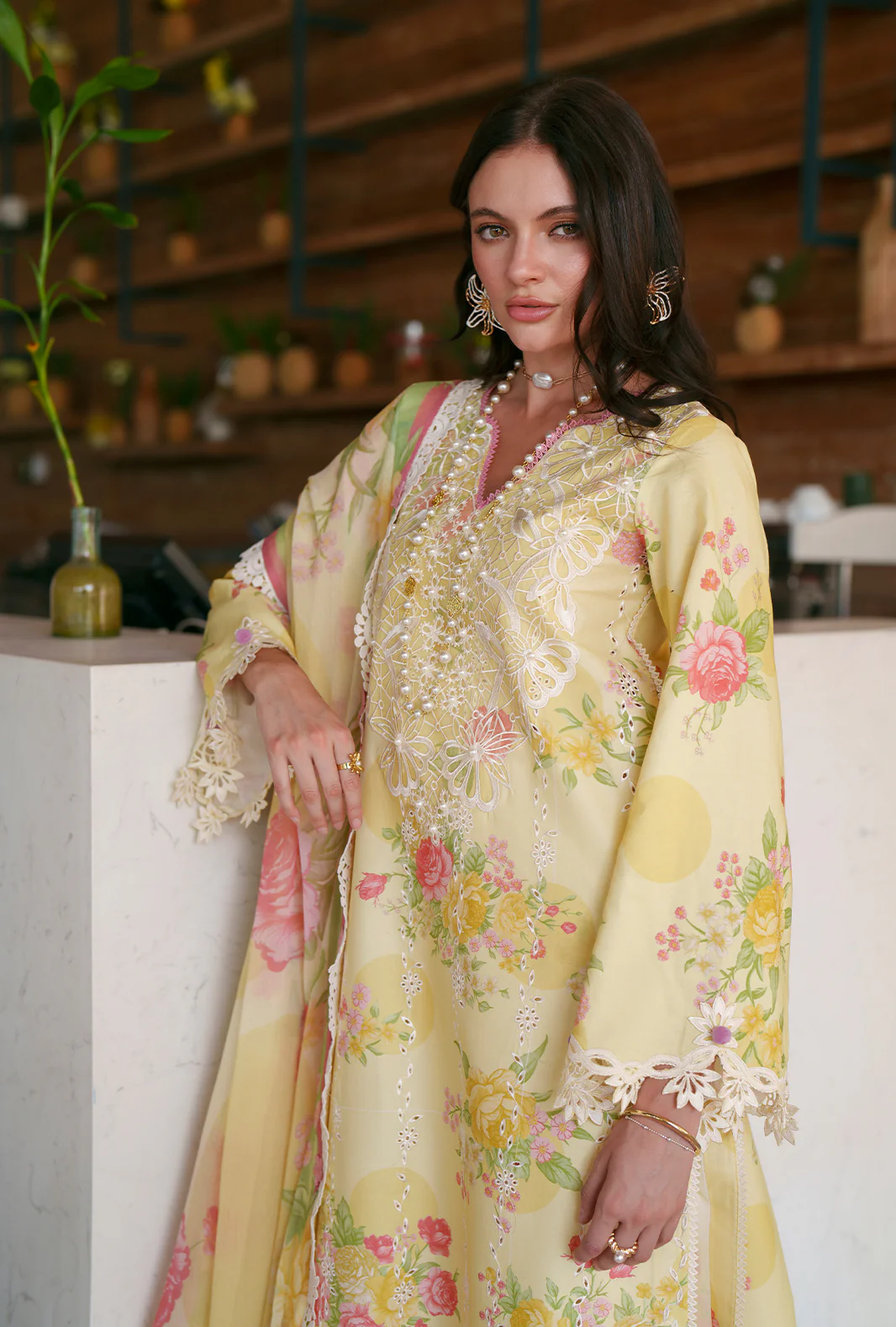AJR Couture Chikankari Prints Lawn '26-Feya - Image 3