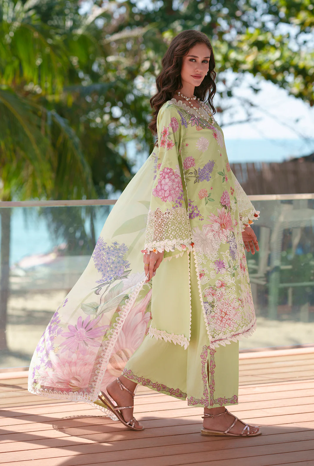 AJR Couture Chikankari Prints Lawn '26-Riwa - Image 2