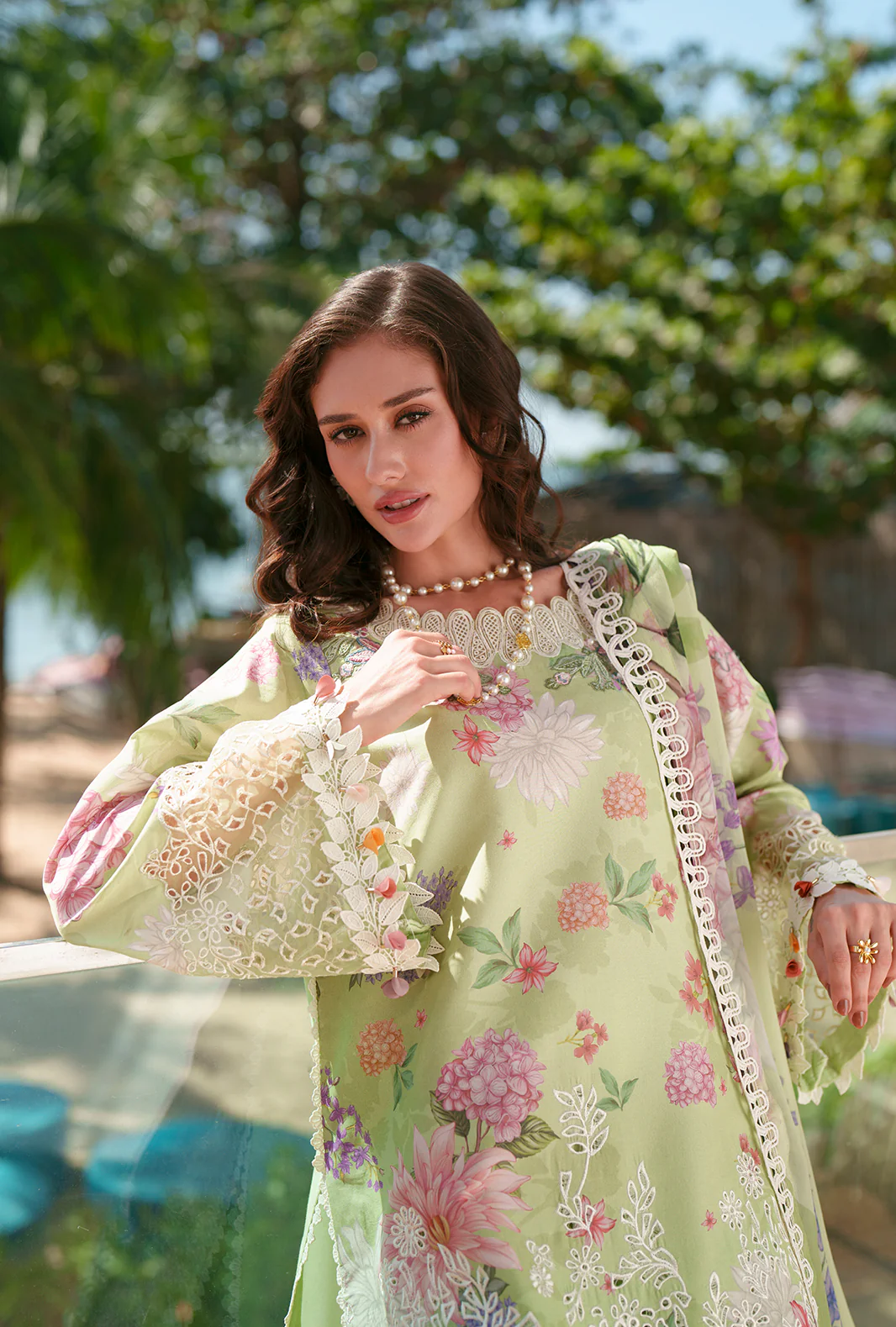 AJR Couture Chikankari Prints Lawn '26-Riwa - Image 3