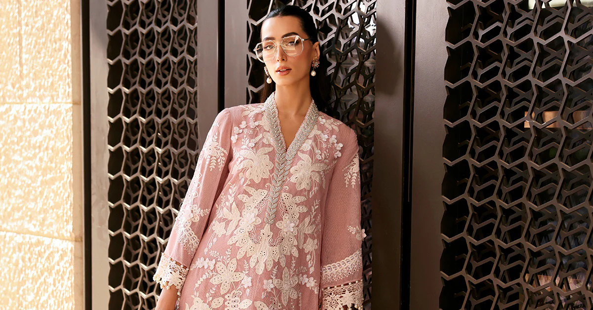 Maria B Luxury Eid Lawn'26- D-2603A - Image 3