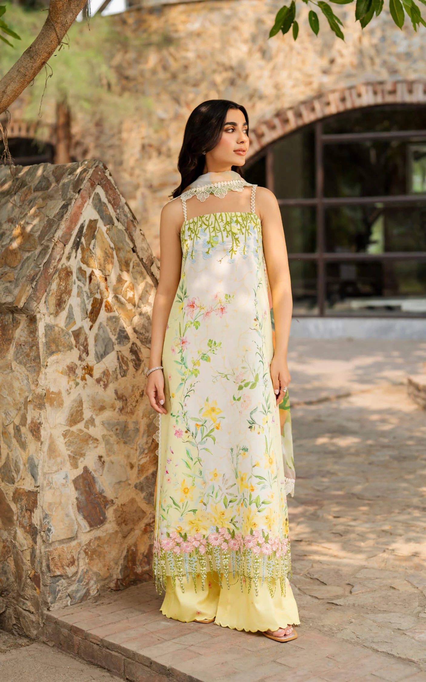 Asifa & Nabeel Meeraki Lawn '26-Orchid - Image 2