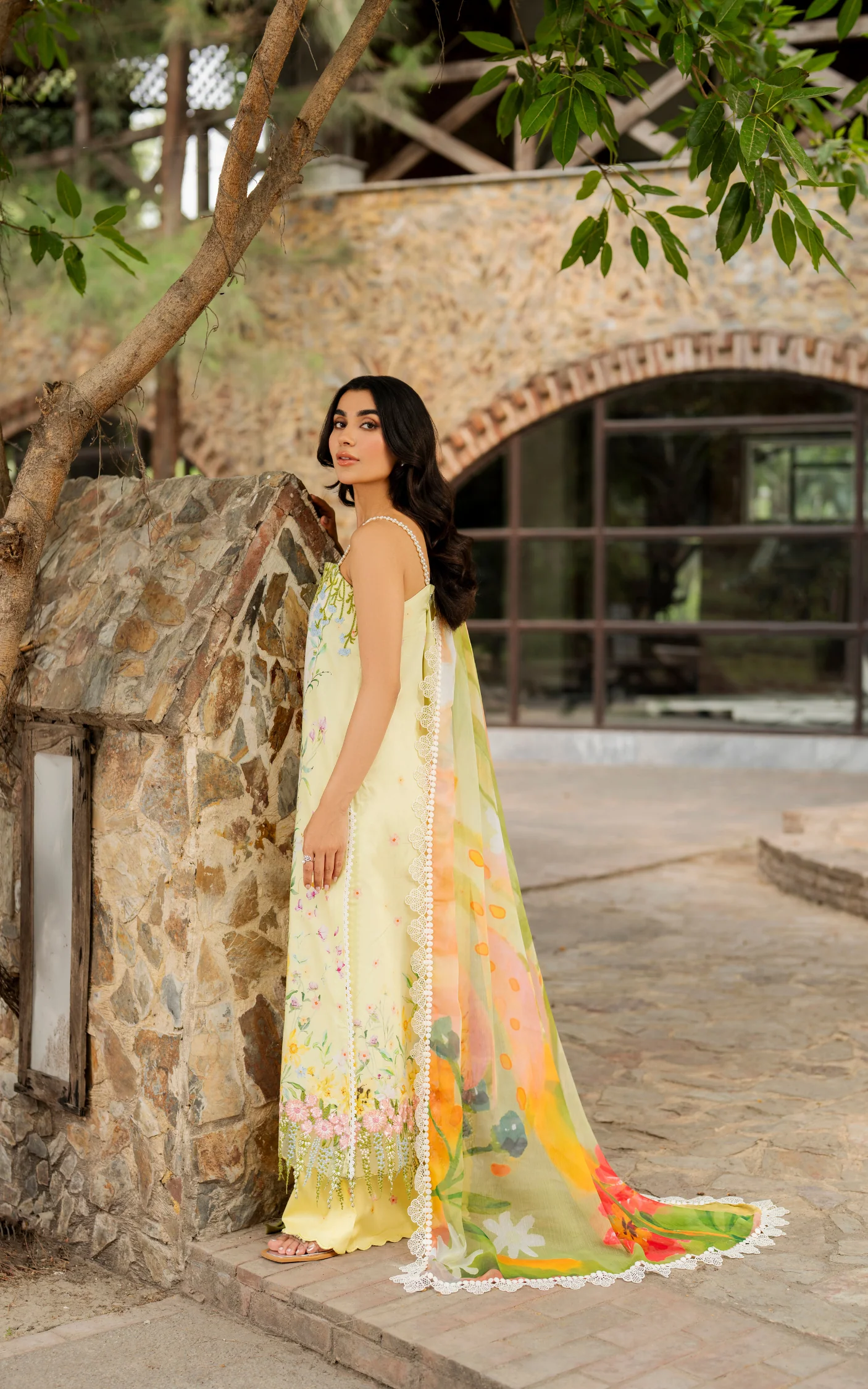 Asifa & Nabeel Meeraki Lawn '26-Orchid - Image 3