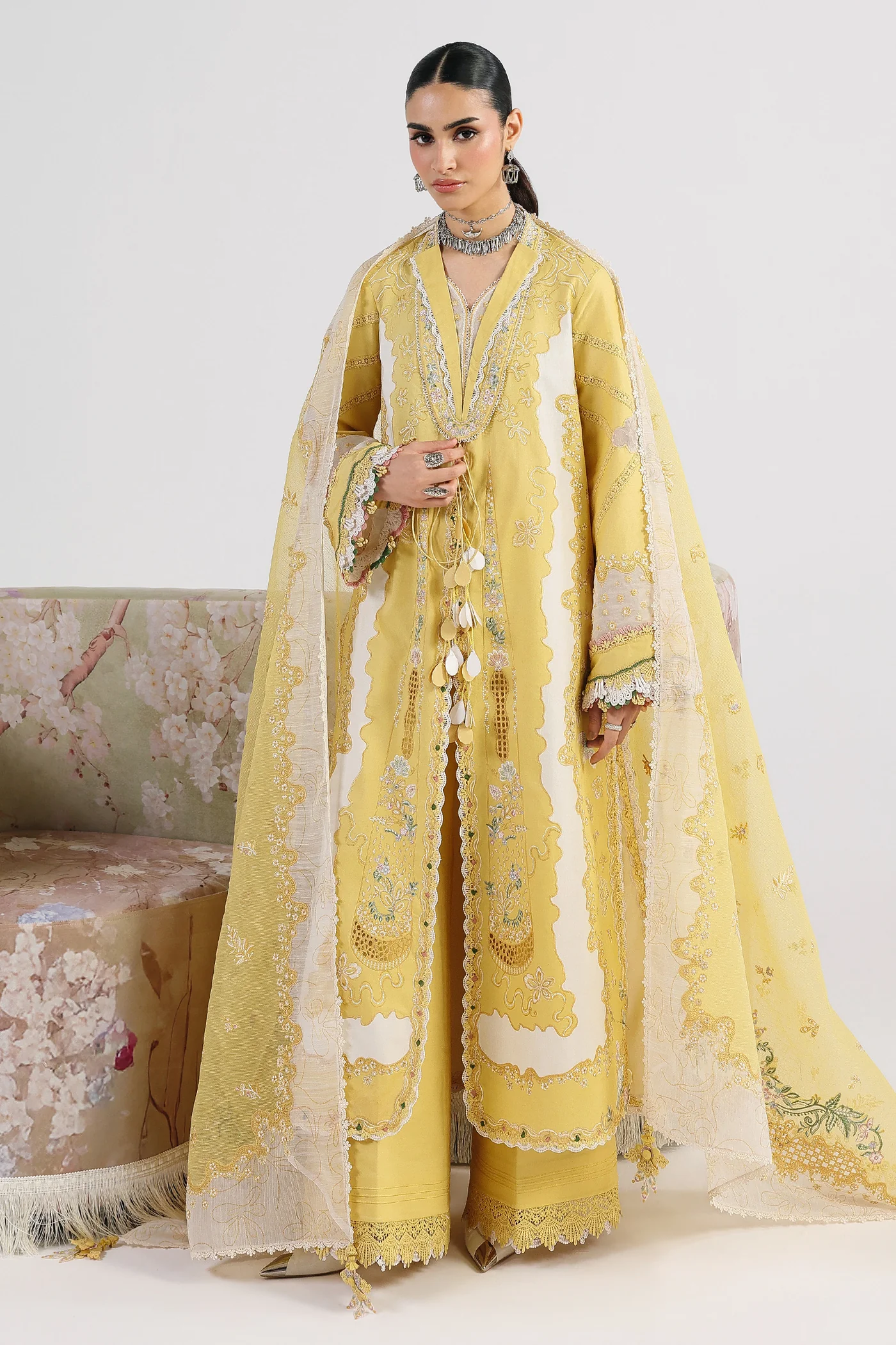 Qalamkar Festive Lawn '26-QFL-05 ZARIA - Image 2