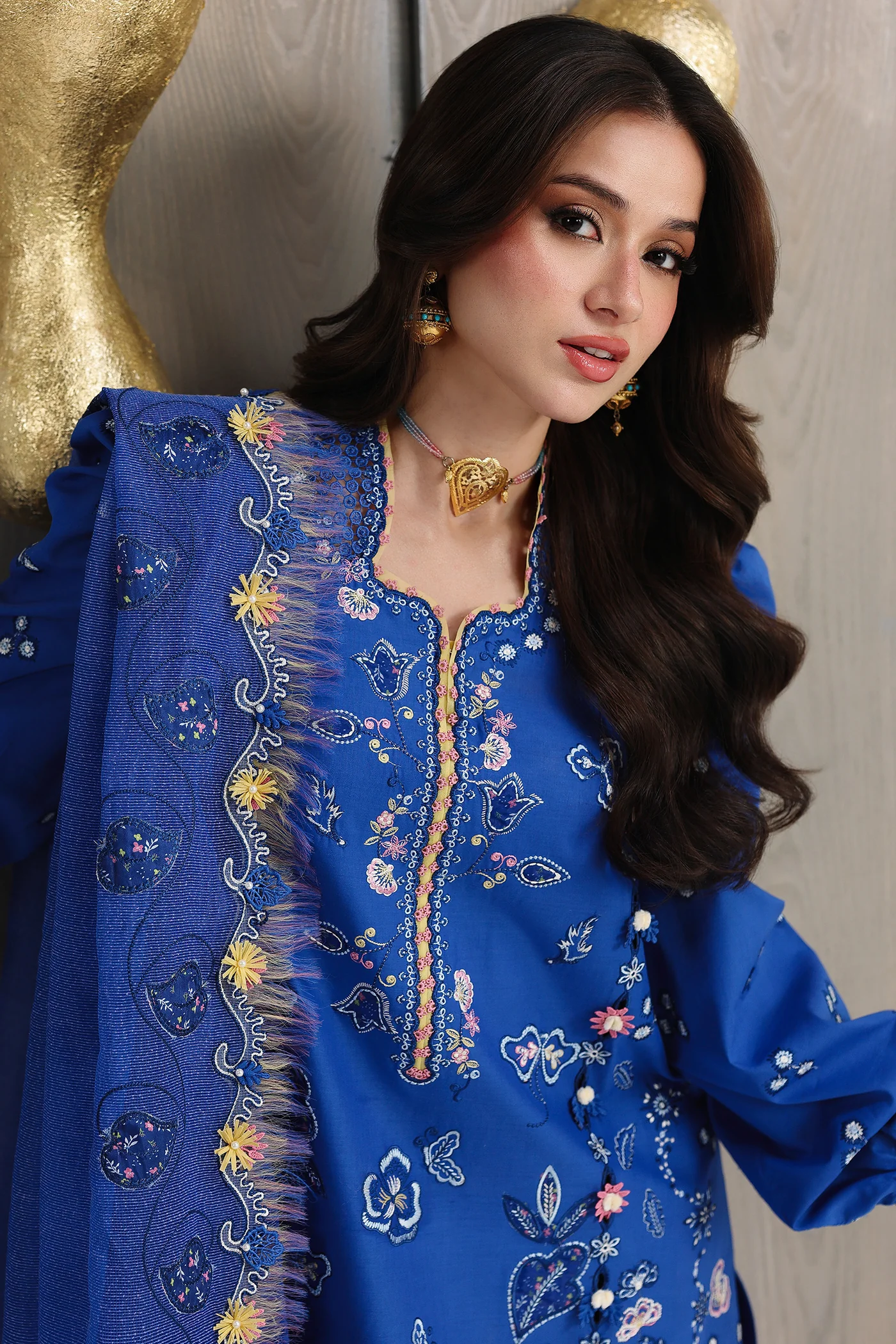 Qalamkar Festive Lawn '26-QFL-06 EMINA - Image 2