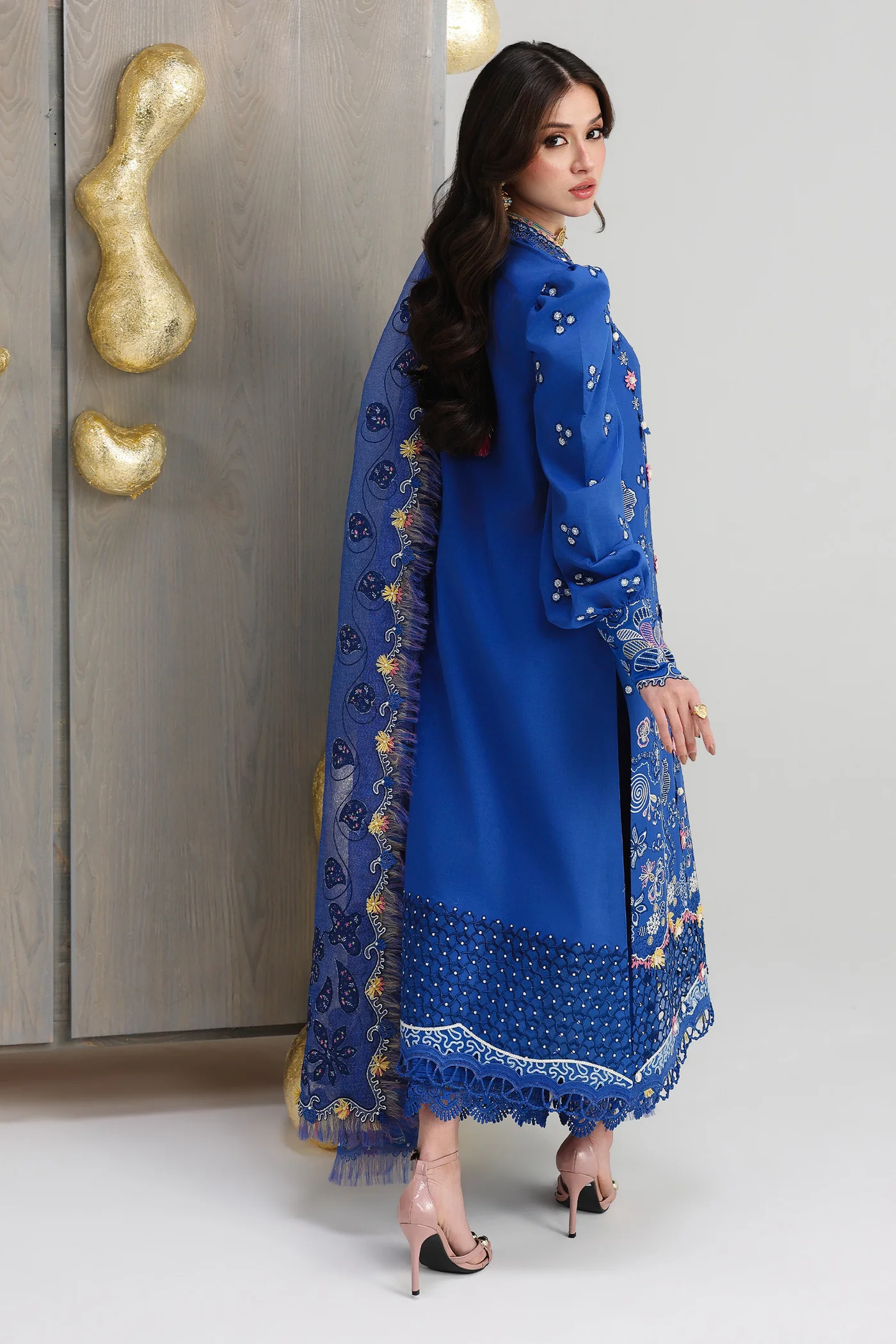 Qalamkar Festive Lawn '26-QFL-06 EMINA - Image 3