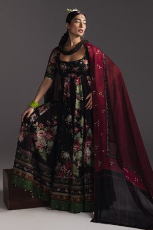 Zara Shahjahan Anarkali Luxury Lawn '26-Shehzadi-D5