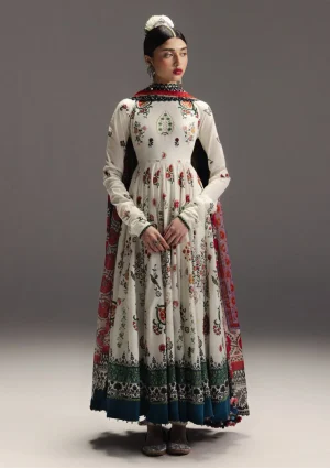 Zara Shahjahan Anarkali Lawn '26-Mehruba-D10