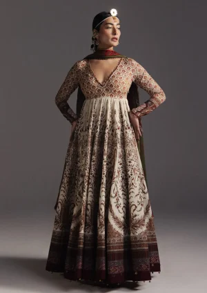 Zara Shahjahan Anarkali Luxury Lawn '26-Shahkar-D3