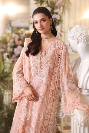 Maria B Chiffon '26-MPC-26-104-Peach Pink