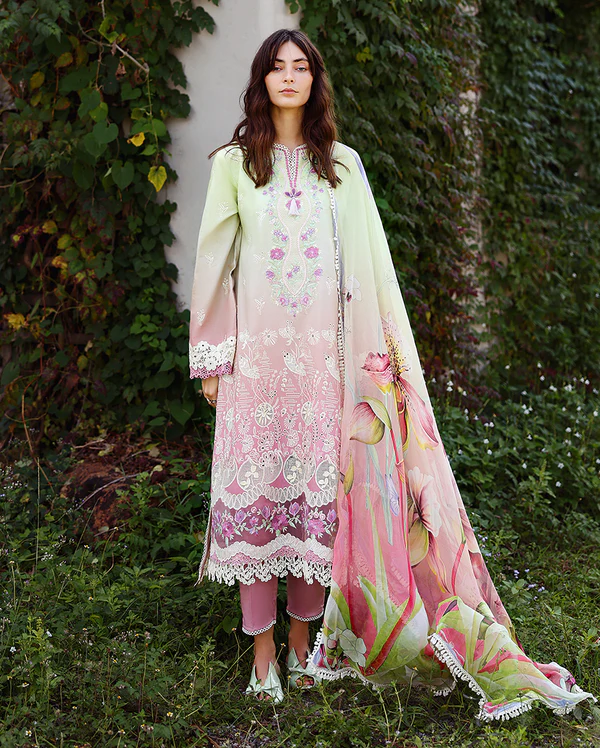 Mushq Solace | Ombre Chikankari '26-Petal Pull