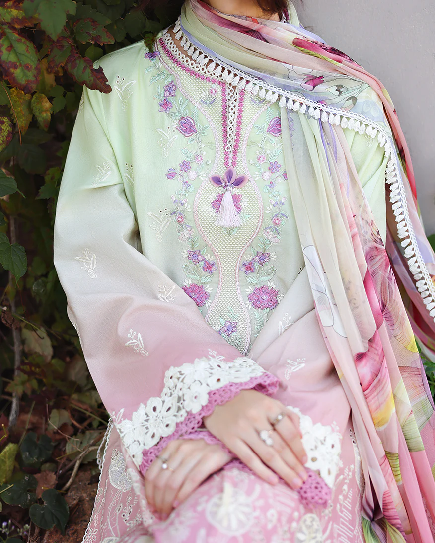 Mushq Solace | Ombre Chikankari '26-Petal Pull - Image 2