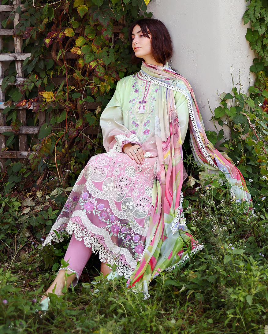 Mushq Solace | Ombre Chikankari '26-Petal Pull - Image 3