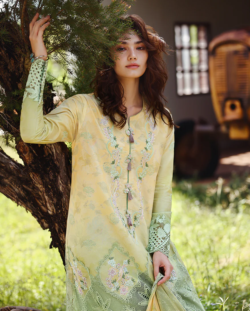 Mushq Solace | Ombre Chikankari '26-Quiet Bloom - Image 2