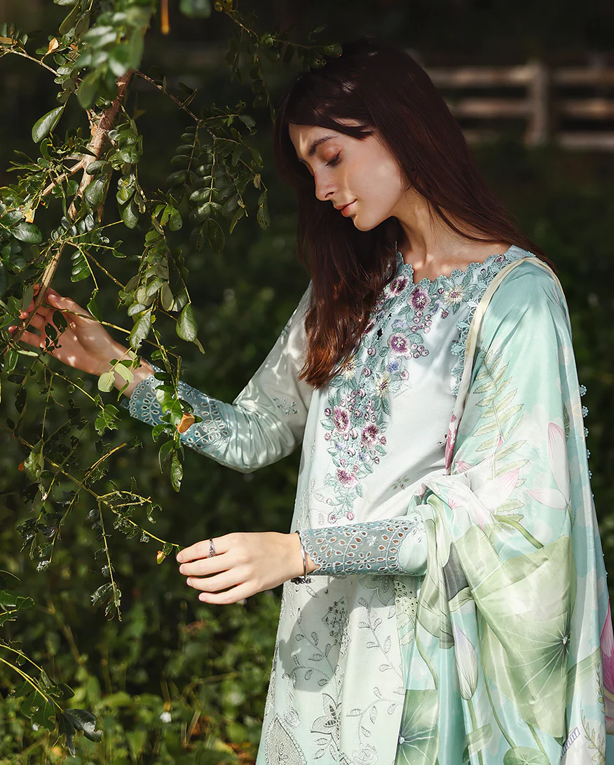 Mushq Solace | Ombre Chikankari '26-Tranquil Muse - Image 3
