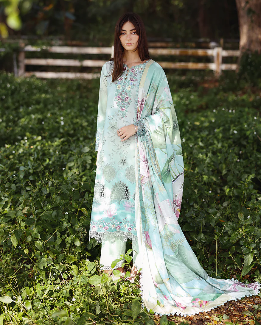 Mushq Solace | Ombre Chikankari '26-Tranquil Muse