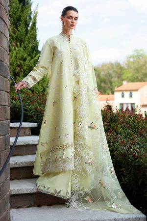 Cross Stitch Eid Lawn Edit II '26-CITRUS LACE