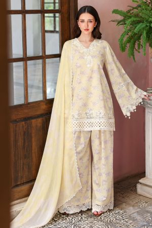 Cross Stitch Eid Lawn Edit II '26-ORCHID FLARE
