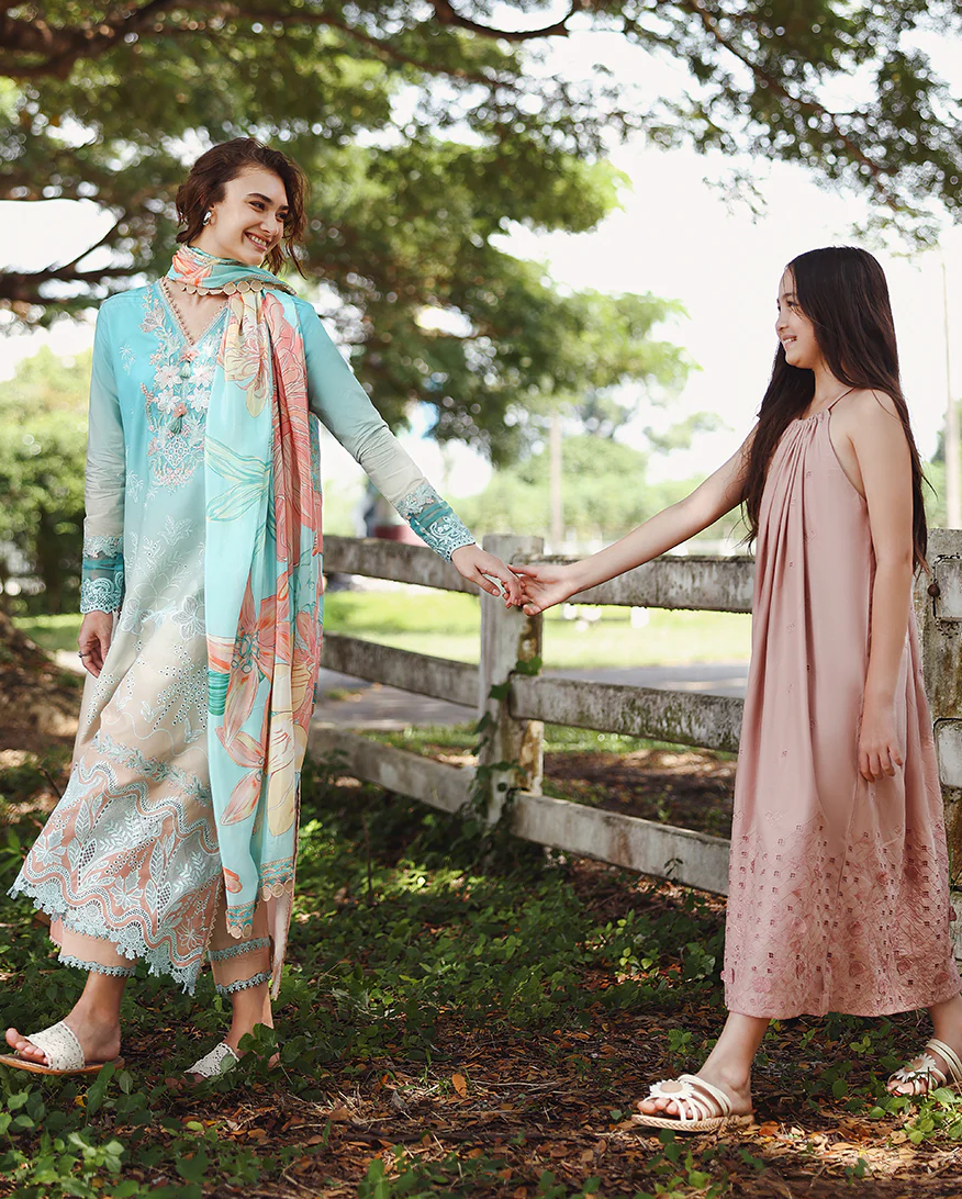 Mushq Solace | Ombre Chikankari '26-Whispered Dawn - Image 2