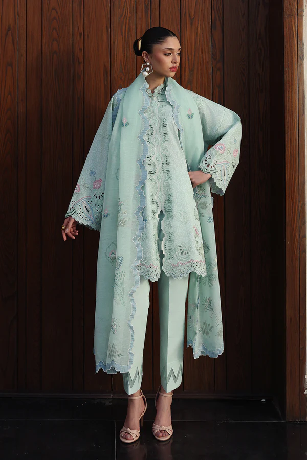 Qalamkar Q Line Lawn Drop II '26-QKL-07 LEYA - Image 2