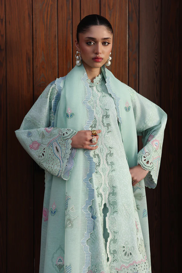 Qalamkar Q Line Lawn Drop II '26-QKL-07 LEYA - Image 3