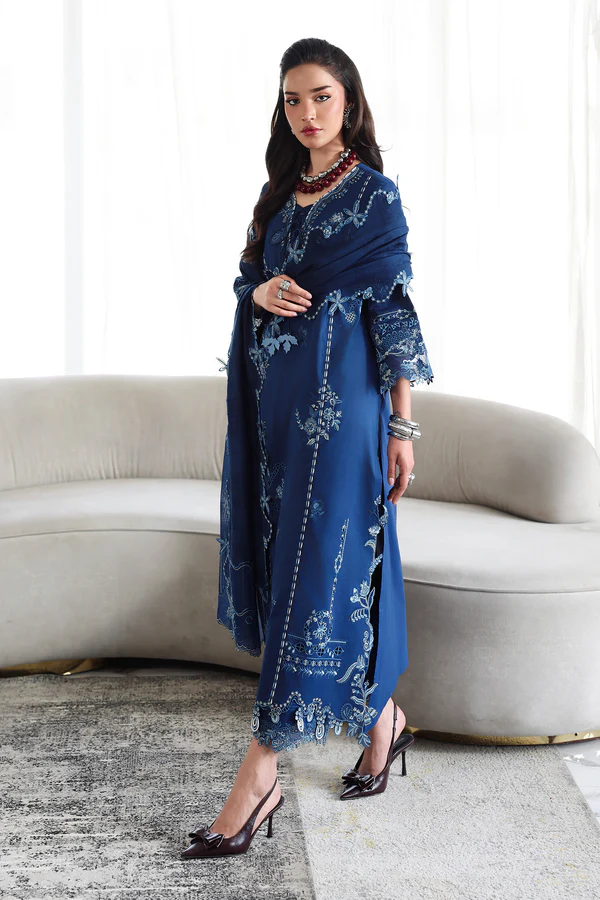 Qalamkar Q Line Lawn Drop II '26-QKL-01 SORAI - Image 3