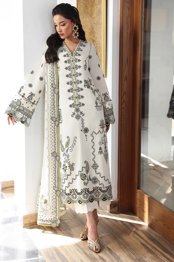 Qalamkar Q Line Lawn Drop II '26-QKL-03 SAMIA - Image 3