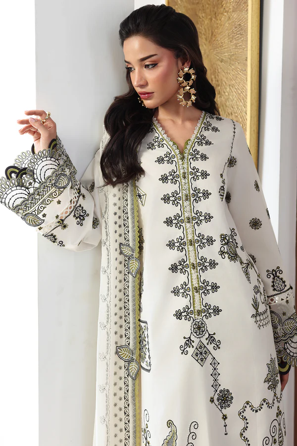 Qalamkar Q Line Lawn Drop II '26-QKL-03 SAMIA - Image 2