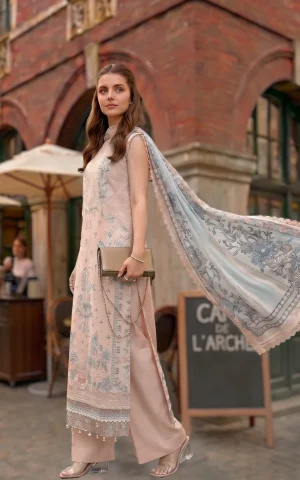 Asifa N Nabeel Summer Lawn '26-Peach Garden
