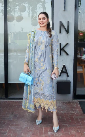 Asifa N Nabeel Summer Lawn '26-Ash Elegance
