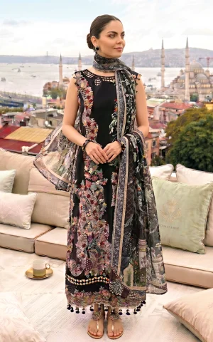 Asifa N Nabeel Summer Lawn '26-Smoke Pearl