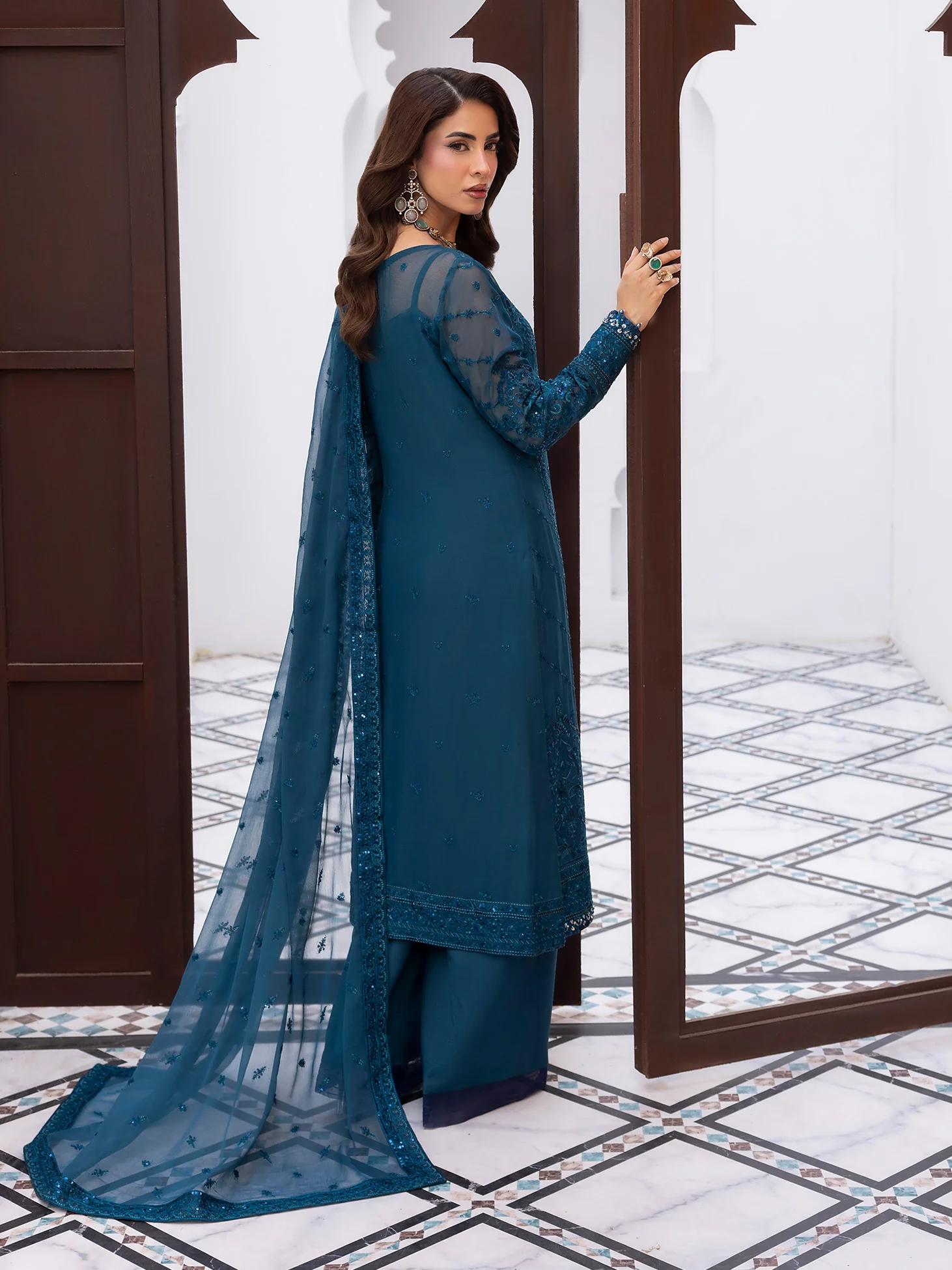 Gulaal Maeri Luxury Chiffon '26-Mist - Image 3