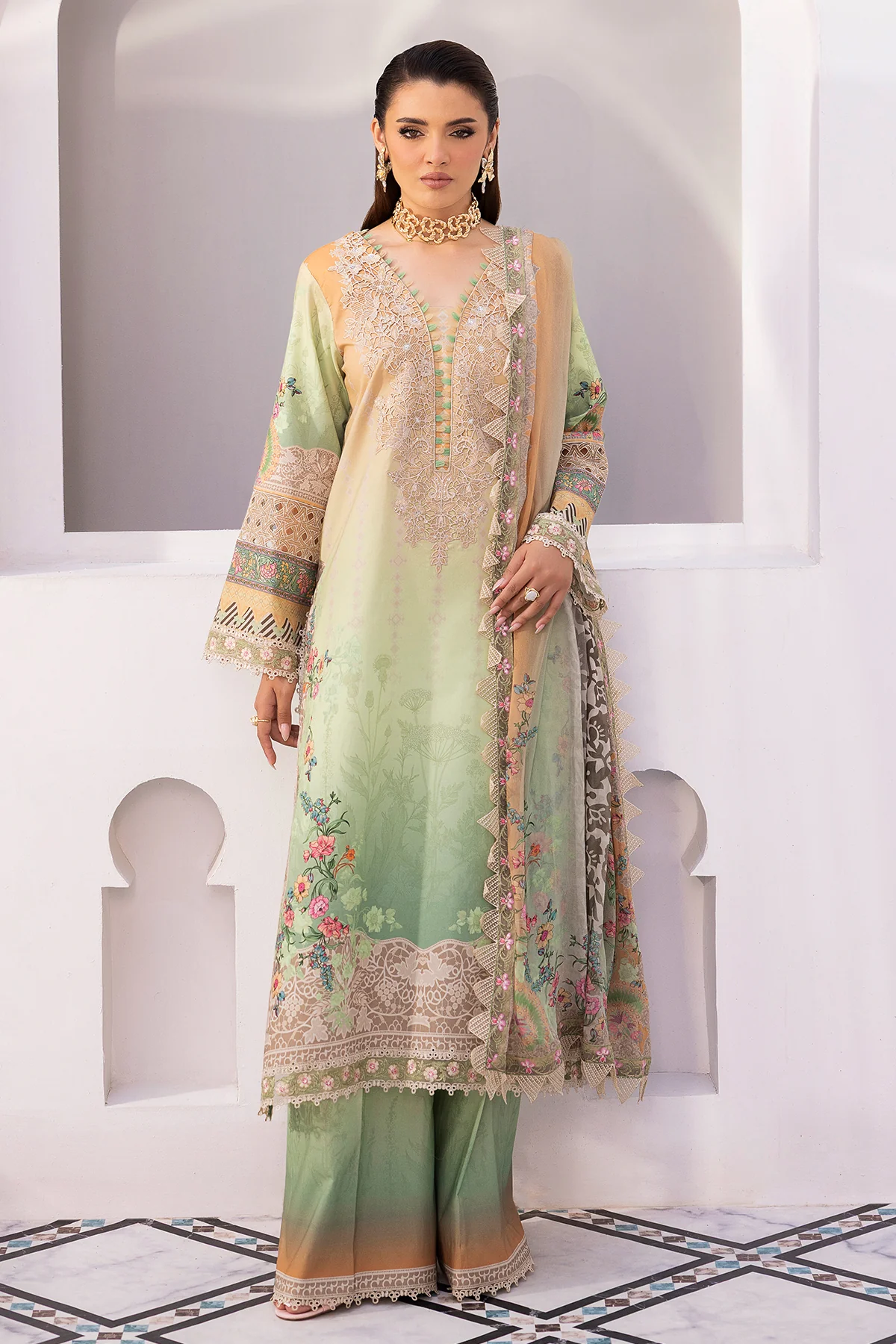 Charizma Ebmroidered Lawn '26-CRB6-22