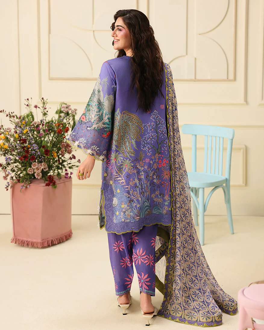 Mushq Soleil Lawn Prints '26-Camellia Kiss - Image 3