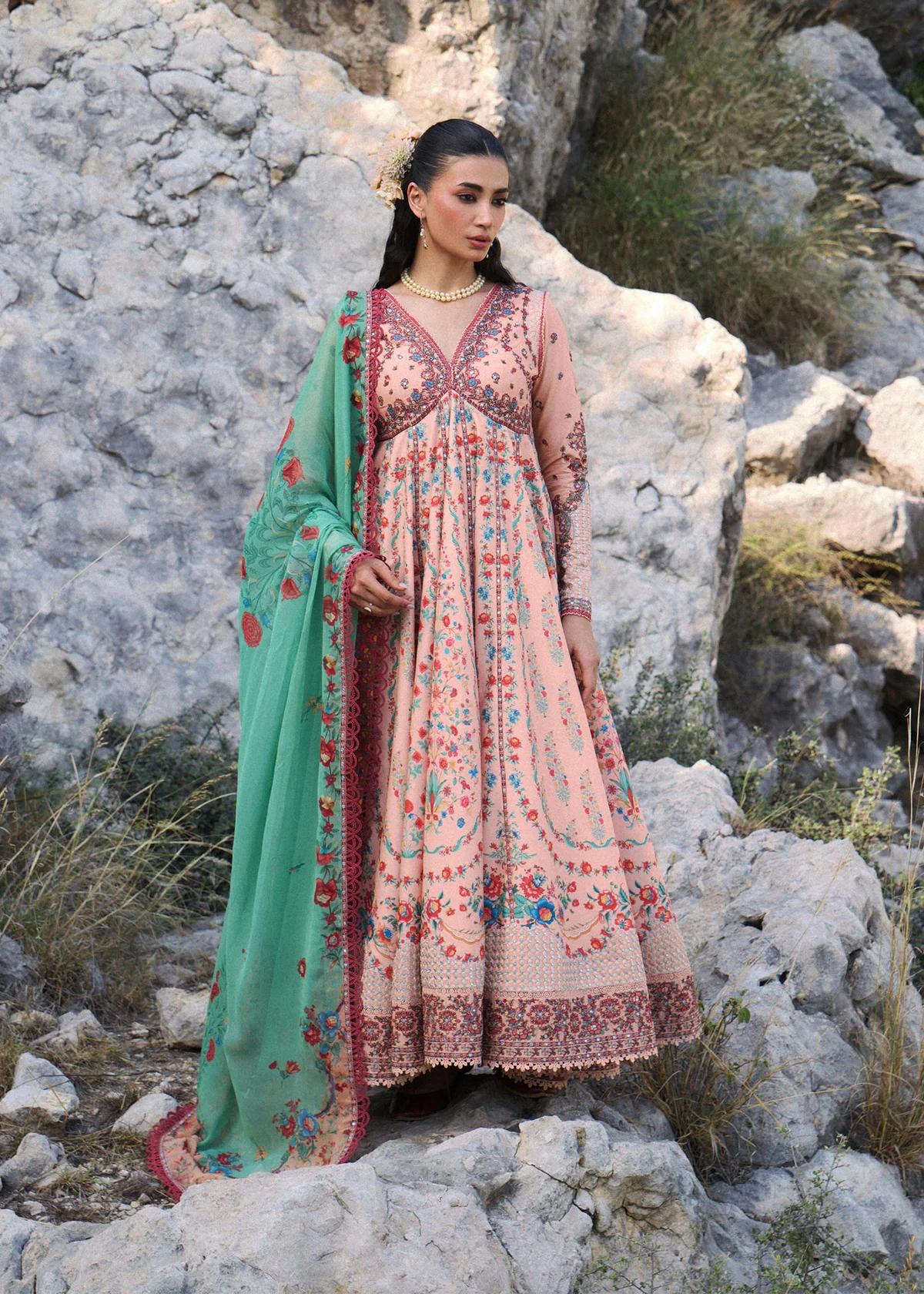 Hussain Rehar Jinan Luxury Lawn '26-Chitlali
