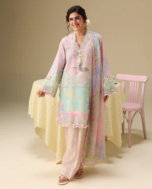 Mushq Soleil Lawn Prints '26-Honey Petal