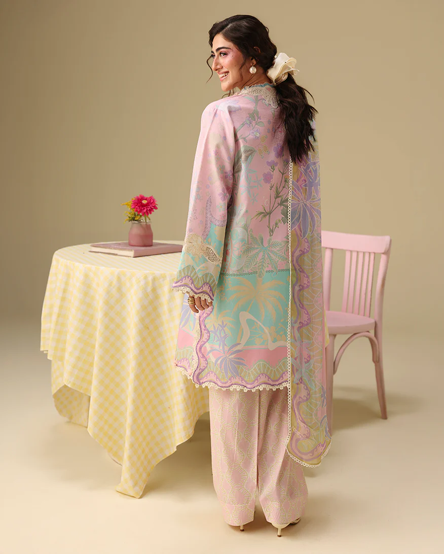 Mushq Soleil Lawn Prints '26-Honey Petal - Image 3