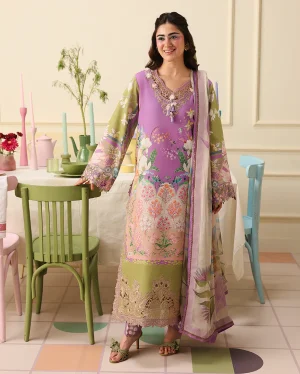 Mushq Soleil Lawn Prints '26-Lilac Whim