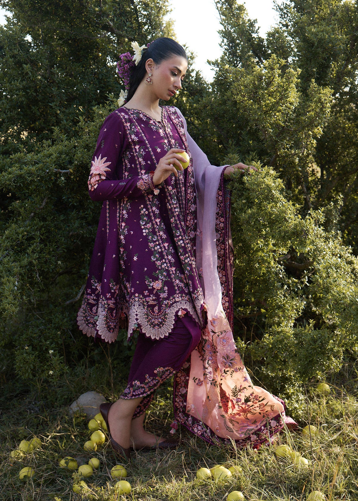 Hussain Rehar Jinan Luxury Lawn '26-Lyla - Image 2