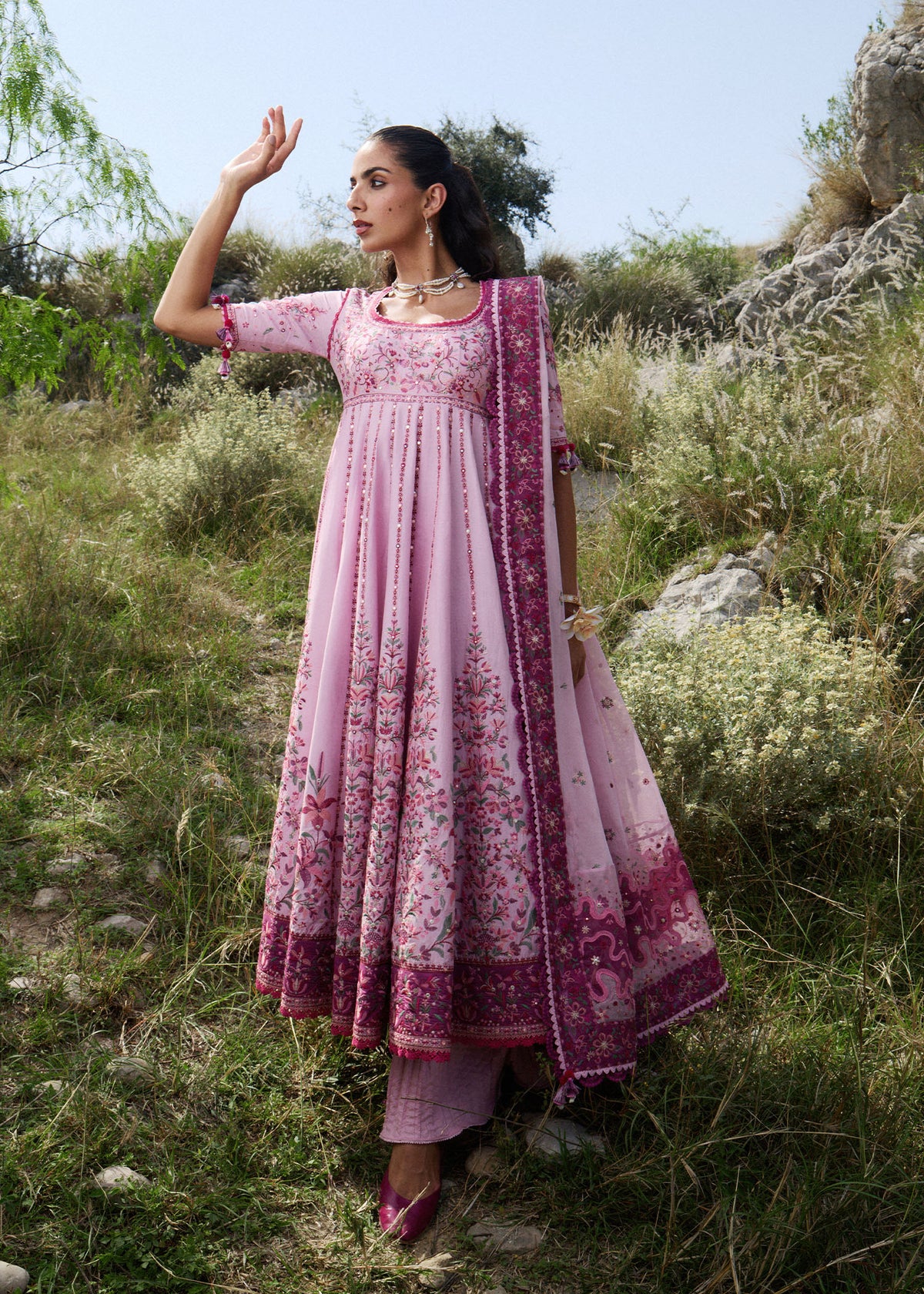 Hussain Rehar Jinan Luxury Lawn '26-Marjan
