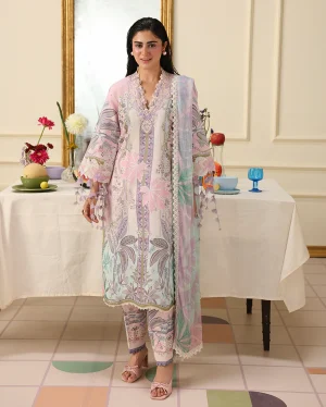 Mushq Soleil Lawn Prints '26-Serena Bloom