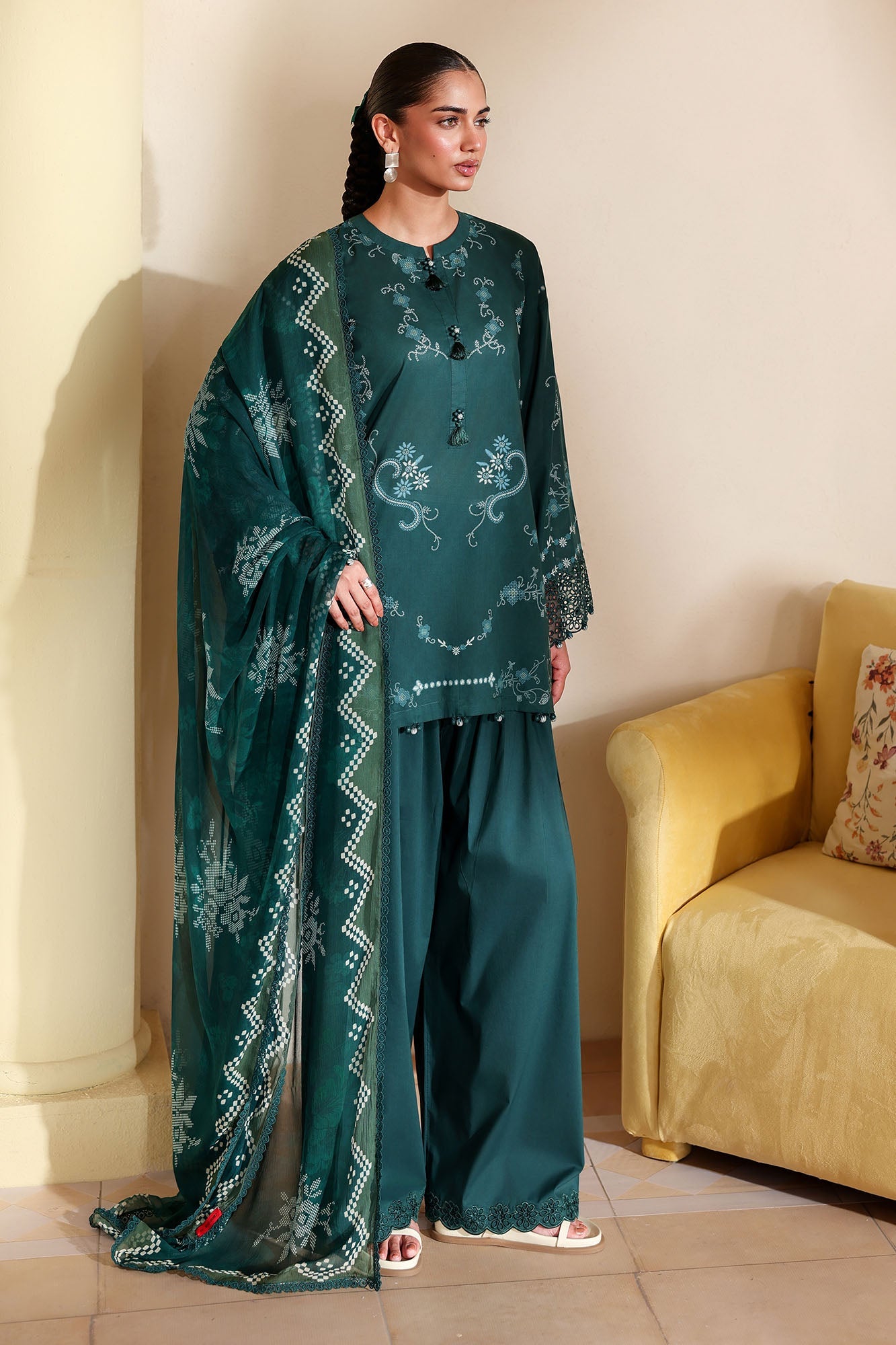 Cross Stitch Premium Lawn '26-AQUA LUXE