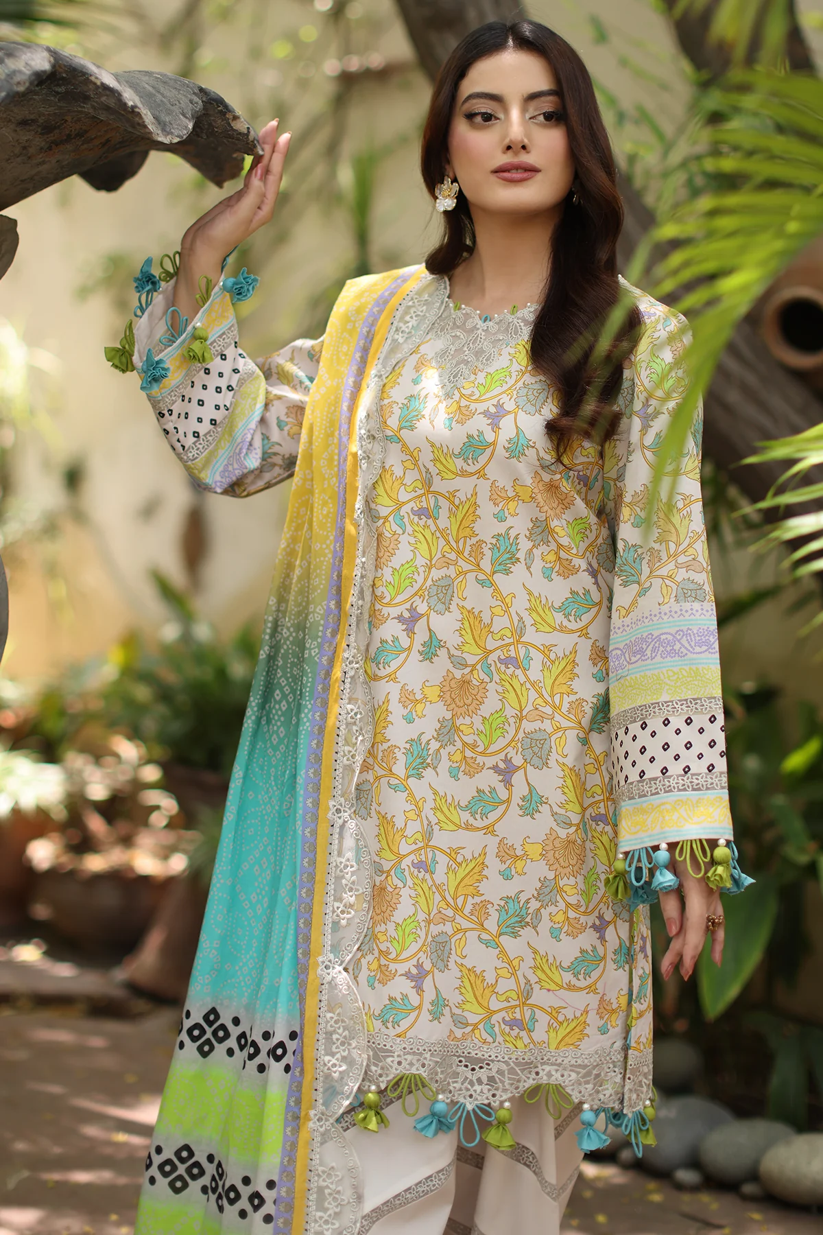 Charizma Range Embroidered Lawn '26- RN6-05 - Image 3