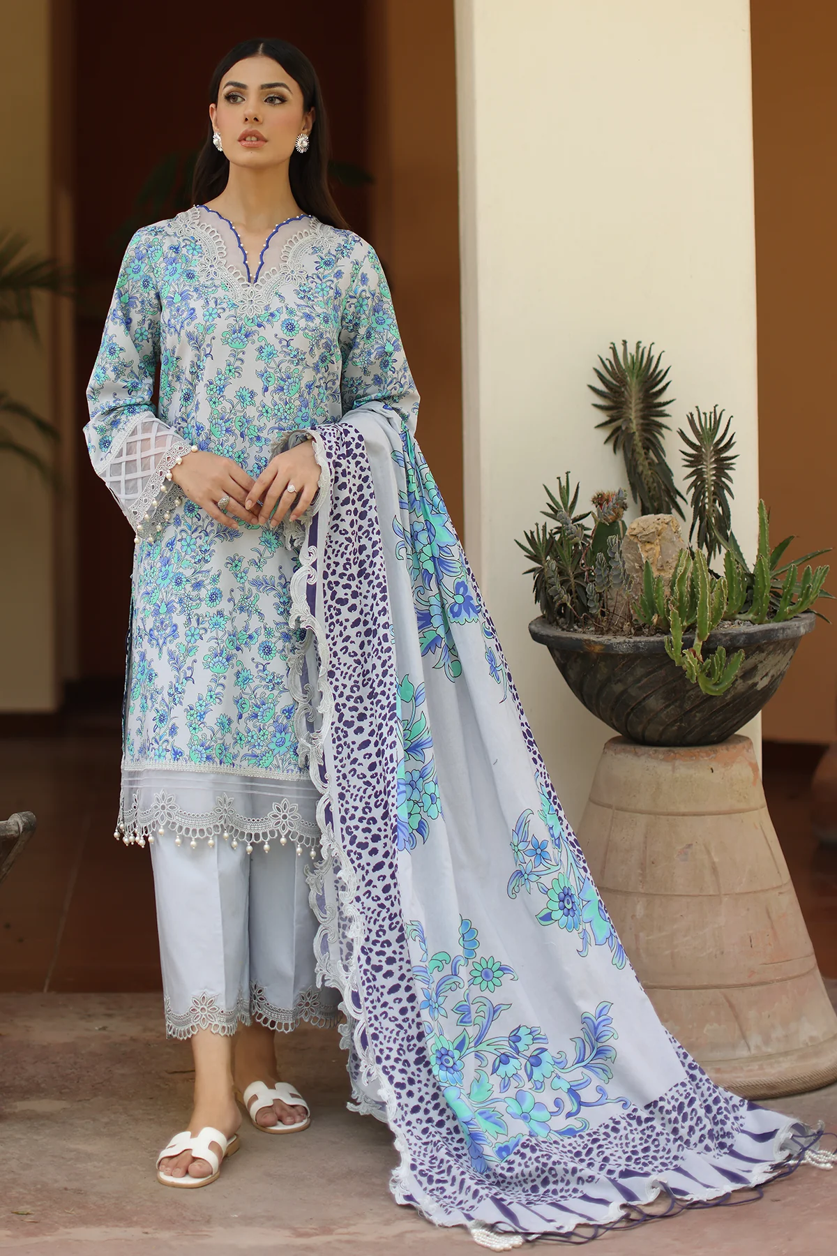 Charizma Range Embroidered Lawn '26- RN6-03