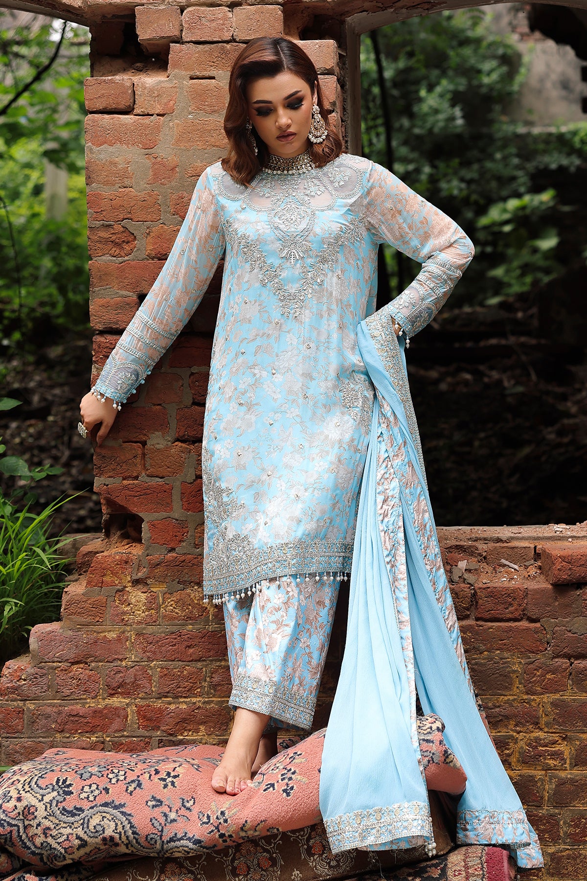 CHARIZMA Embroidered Printed Chiffon Collection,26 VSL6-15