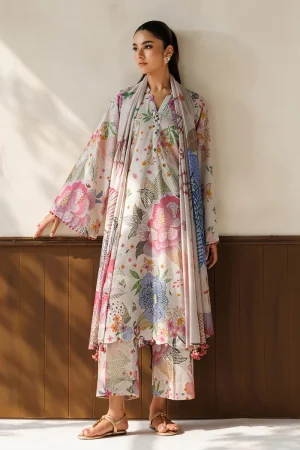 BAROQUE DIGITAL PRINTED LAWN UF-4499