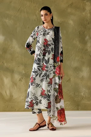 BAROQUE EMBROIDERED LAWN UF-4505