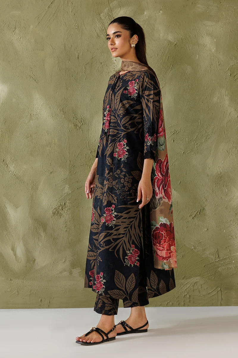 BAROQUE EMBROIDERED LAWN UF-4506 - Image 3